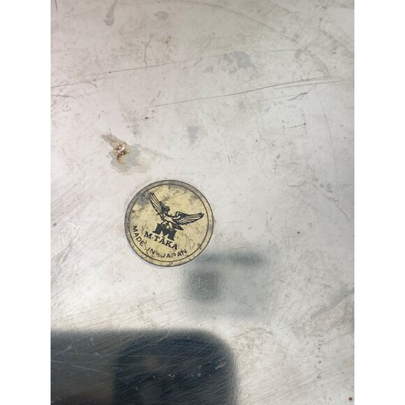 Mid Century M Taka Japan Ice Bucket Teak-Tone Woodgrain Chrome Lid Retro Barware - Picture 12 of 13